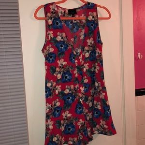 Flowered Romper